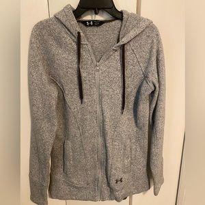 Womens medium grey zip up.